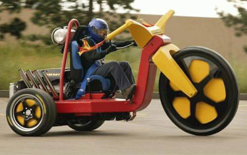 Детские мотоциклы могут ездить быстро ...
